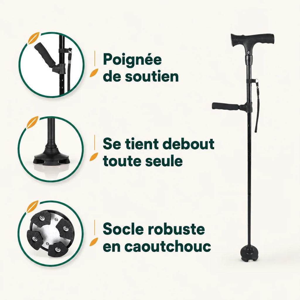 La canne d'appui Vivélan