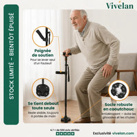 La canne d'appui Vivélan