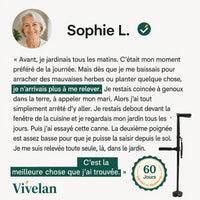 La canne d'appui Vivélan